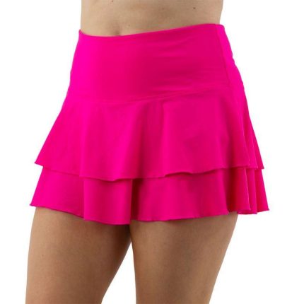 Women`s Essentials Tiered Ruffle Tennis Skort