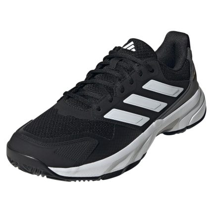 Men's CourtJam Control 3 Tennis Shoes Black and White
