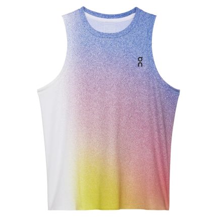 Women`s Tennis Tank White and Indigo
