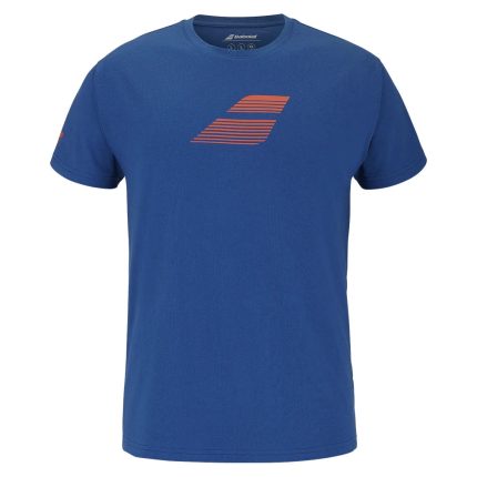 Men`s Exercise Big Flag Tennis Tee