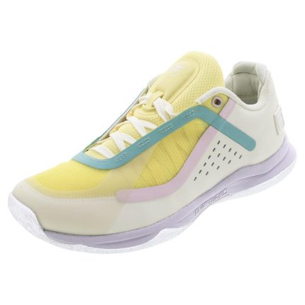 Women`s Volley Burst 2 Pickleball Shoes Gardenia and Pale Banana