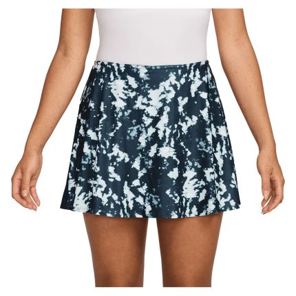 Women`s Dri-FIT Victory Flouncy 15" Print Tennis Skort Armory Navy and White