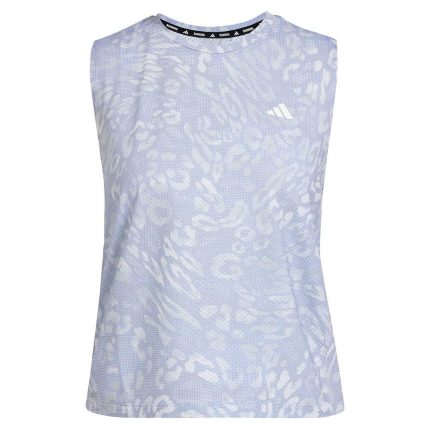 Women`s Own the Run Climacool 3 Stripe Tank Violet Tone