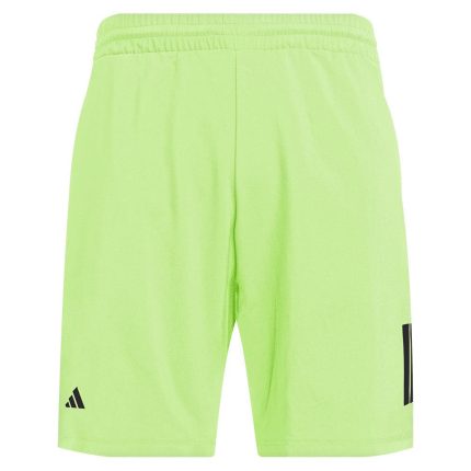 Men`s Club 3 Stripe 9 inch Tennis Shorts Lucid Lemon