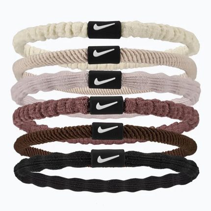 Unisex Flex Hair Tie 6 Pack Sail and Lt Orewood Brn