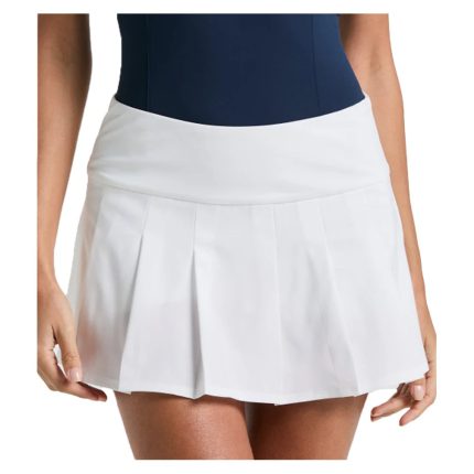 Women`s Essentials Pleated 13 Inch Tennis Skort Bright White