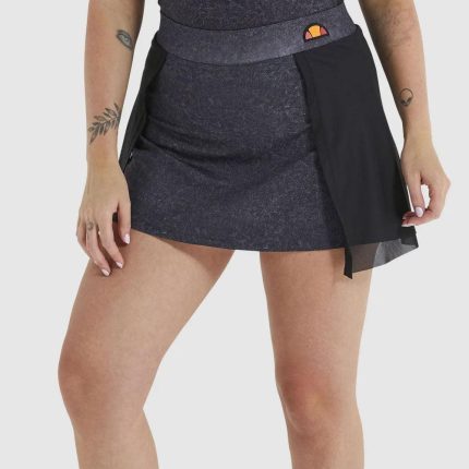 Women`s Firenze Tennis Skort Black Denim