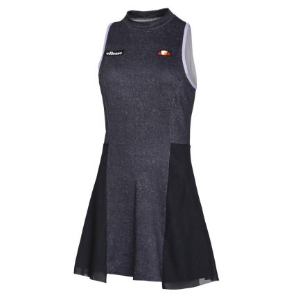 Women`s Teasel Tennis Dress Black Denim