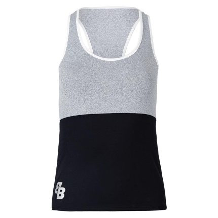 Women`s Suri Tennis Tank White and Grey