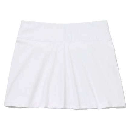 Women`s Solid Core 14.5 Inch Tennis Skort White