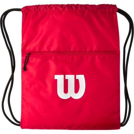 Pickleball Draw String Bag Red