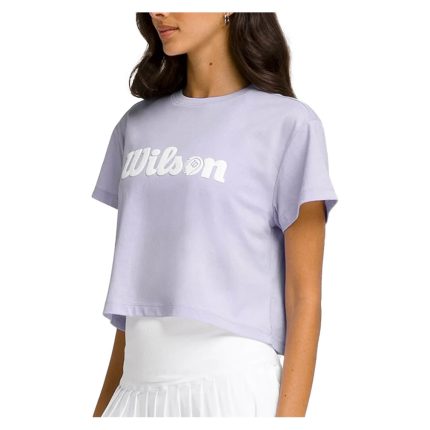 Women`s Harper Crop Tennis Tee Lavender